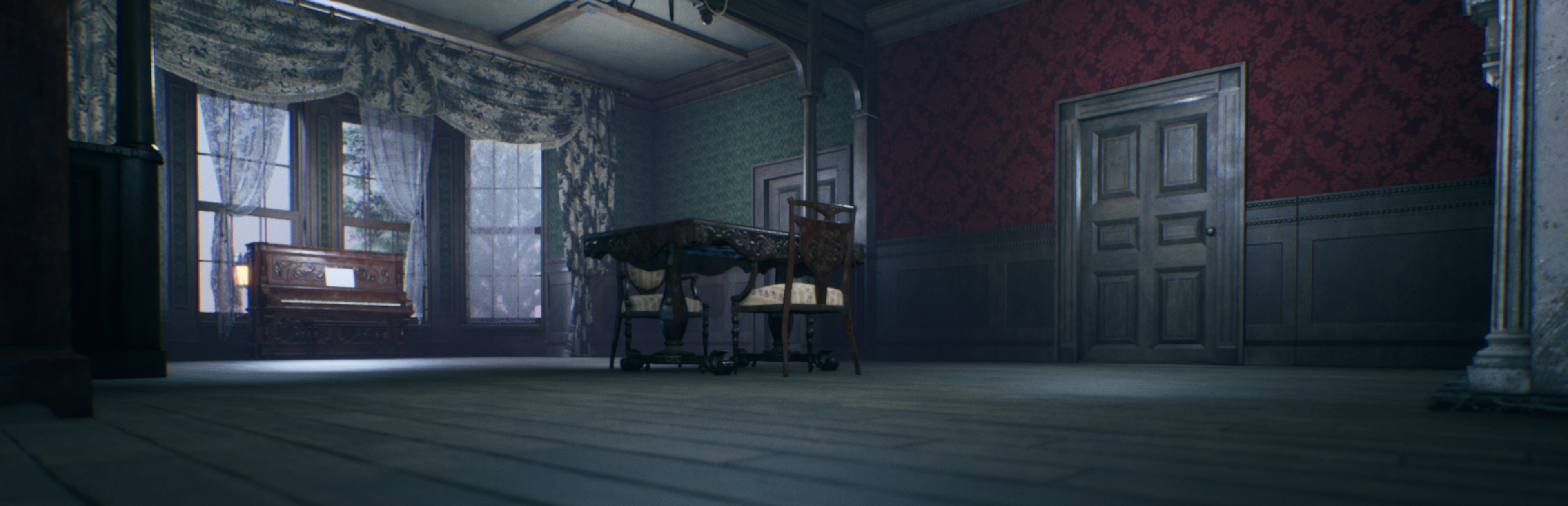 The dim Victorian interior of Irritability & Mood Swings.